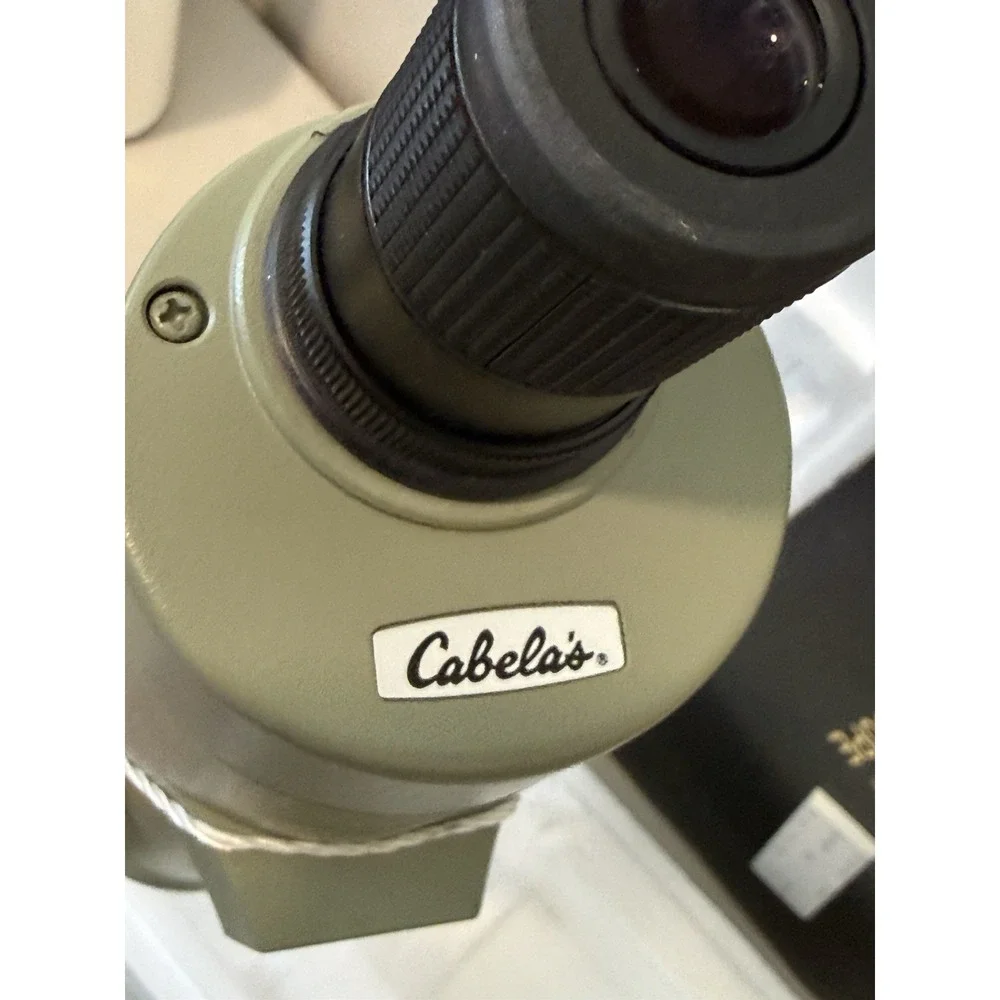 Vintage Cabela's SSD600 20x-60x 60mm Straight Spotting Scope Japan Optics Boxed